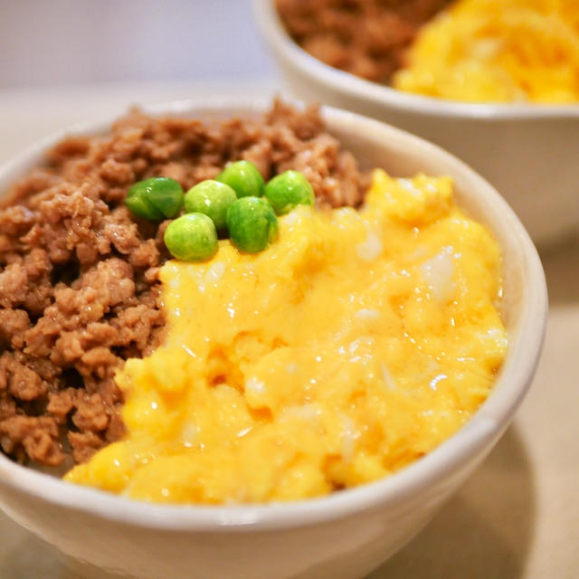 とろーり旨っ！「スクランブルそぼろ丼」