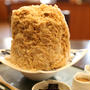 広島県福山市にある「十三軒茶屋 吉津店」でエスプレッソミルクきな粉ミルクのかき氷で食べ収め
