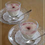 桜の杏仁豆腐
