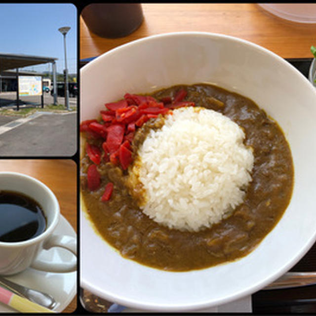 道の駅「ビオスおおがた」で朝ごはん