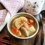 Root Veggie Soup酒入り根菜汁と、うつわ。
