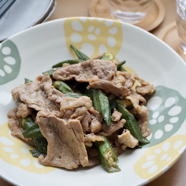 オクラと豚肉のスタミナ炒め