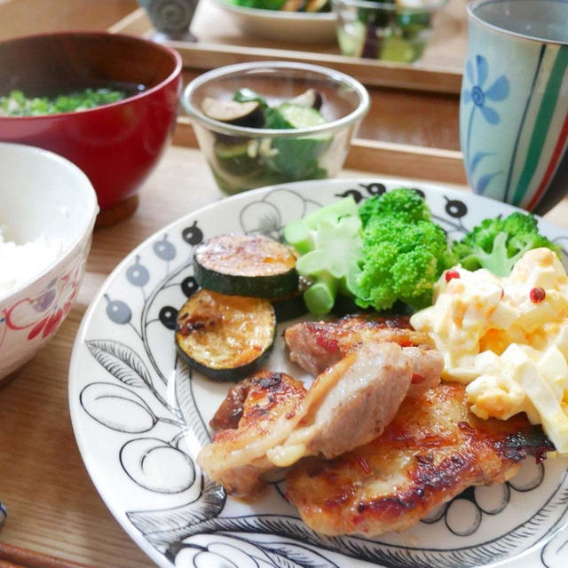 鶏モモ肉花椒焼き、昨日の昼ごはん#本日のおうちごはん