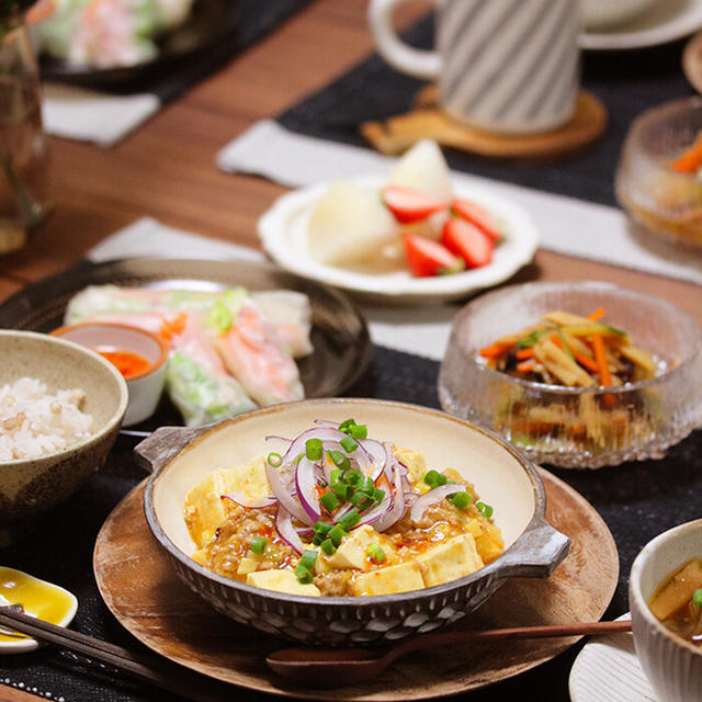 【献立】たけのこ入り麻婆豆腐。～田舎こそスタバの敷居が高い件～