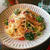 野菜がもりもりいけちゃう♪春野菜たっぷりガリバタ醤油パスタ♪