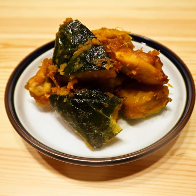 かぼちゃと鶏肉の生姜焼き風