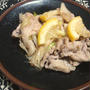 葱と豚肉のレモン醤油炒め