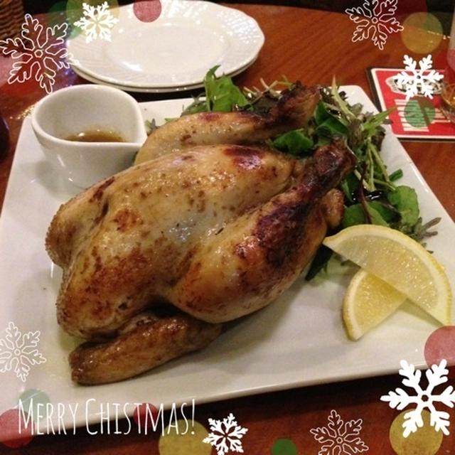イブディナー♡フランス産ひな鳥の丸焼き♡