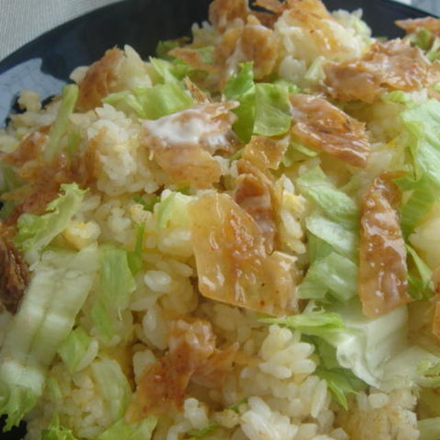 レタスがシャキ！【おいしいか】七味マヨネーズチャーハン