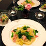 じゃがベーコンと菜の花のパスタ