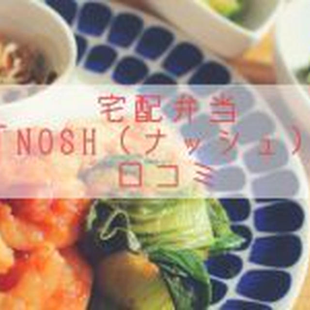 【nosh（ナッシュ）口コミ】ダイエット宅配弁当は美味しいのか？実際に食べてたレビュー（辛口あり）