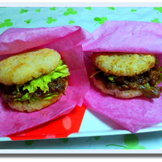 ＊牛焼肉ライスバーガー＊