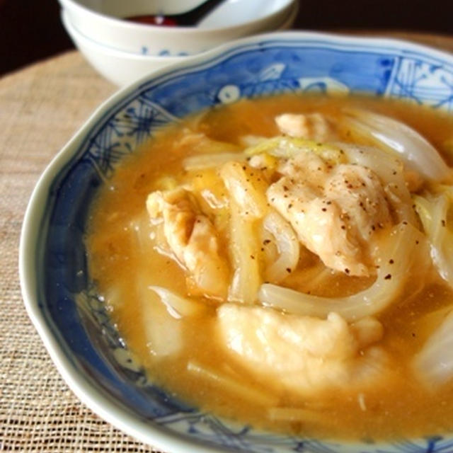 プレミアム献立掲載☆鶏むね肉と白菜のとろとろ煮込み【#鶏むね肉　#フライパンひとつ】