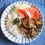 豚コマ使いまわしで3食簡単♪茄子豚丼☆豚コマバーグ弁当☆豚コマと春雨の春巻き