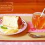 桃シフォンケーキ