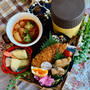 ＊今日は魚day！アジフライ弁当と格安おやつ＊