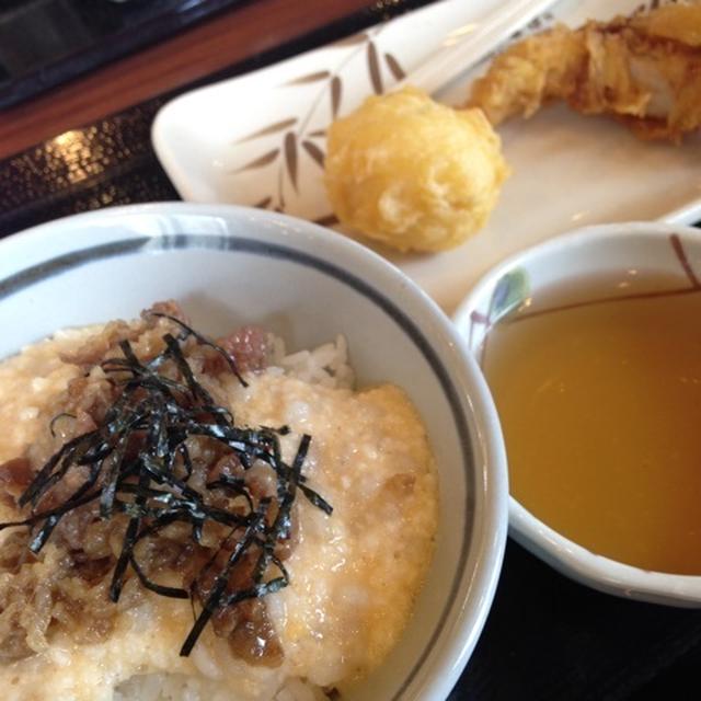 麦とろ牛飯