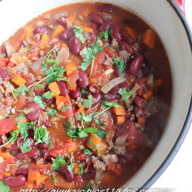 チリコンカーン(chili con carne)