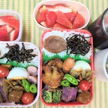 今日のW弁当