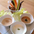 塩ヨーグルトで3種の和風ディップソース☆秋の野菜スティック by よしむんさん