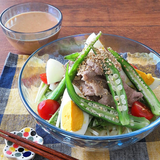 豚のごましゃぶサラダうどん♪