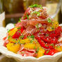 【レシピ】焼きパプリカと生ハムの彩りマリネ