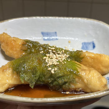 夏場に食べたい｜さっぱり大葉とササミの南蛮漬け