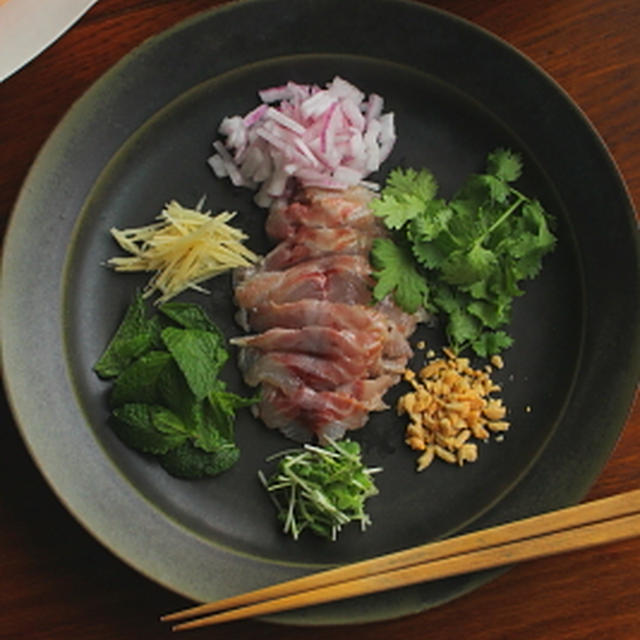 ベトナム風 いさきの刺身サラダ