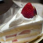 久しぶりにショートケーキ