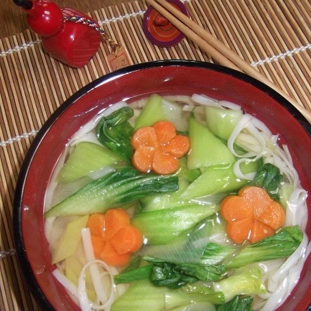 青梗菜うどん