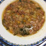 豆と野菜のスープ Minestrone con ricco di verdure e fagio