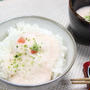 トマトの塩漬け調味料「そるとまと」でピンクのとろろ