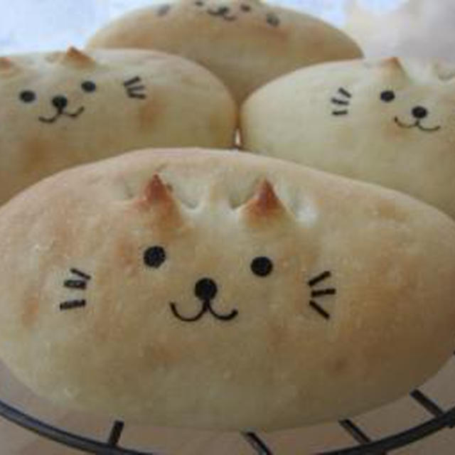 ネコッペパンを焼きました♪(=^ω^=)