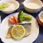 悪魔のトースト食べました　＆　塩サバのレモンがけ