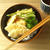 柚子胡椒味の、ぶっかけ素麺　天ぷら載せ