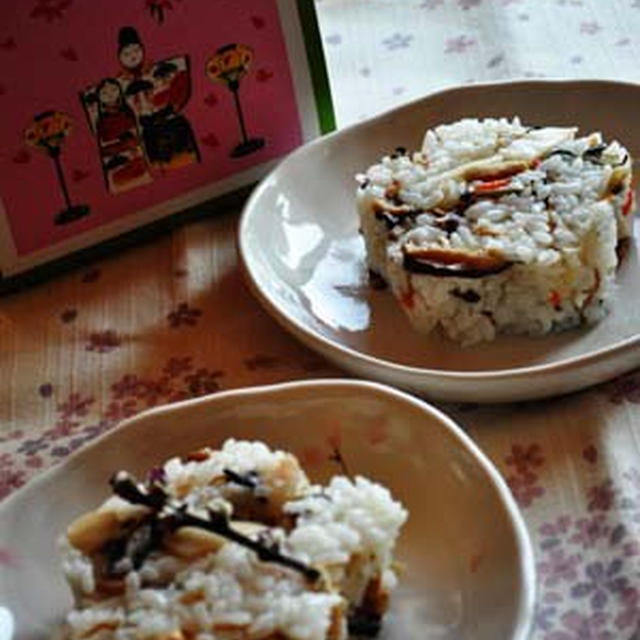 ひな祭りの京風ちらし寿司と、for kids!こどもお菓子教室ひなまつり6回目！