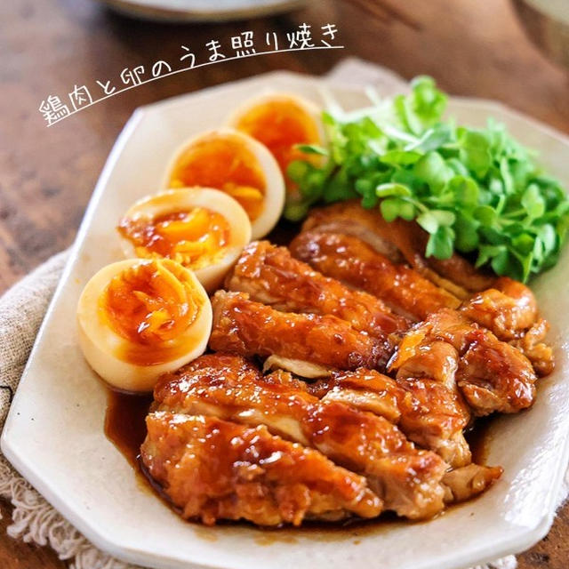 ♡鶏肉と卵のうま照り焼き♡【#簡単レシピ#お弁当#時短#節約#作り置き】
