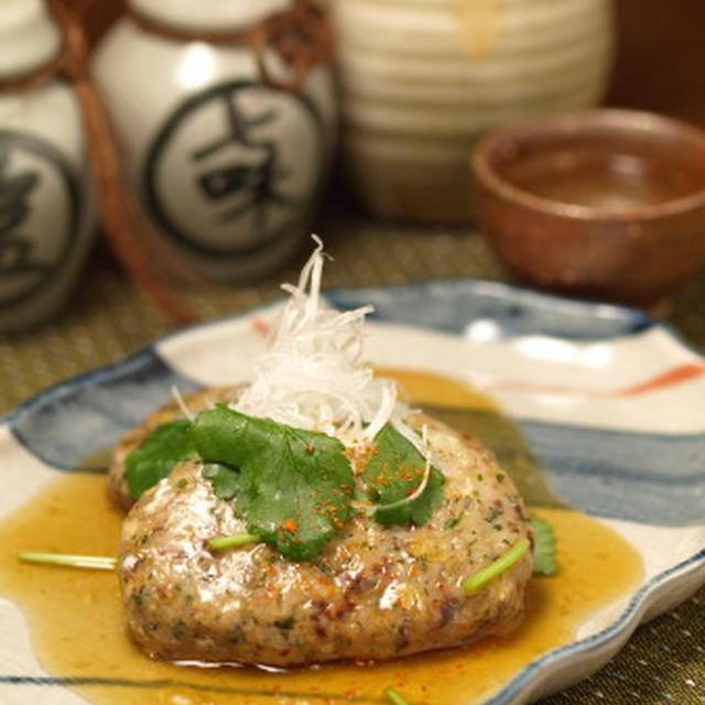 鯵のさんが焼き生姜餡かけ　