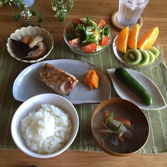 二日分の朝ごはん♪…ご質問のお返事