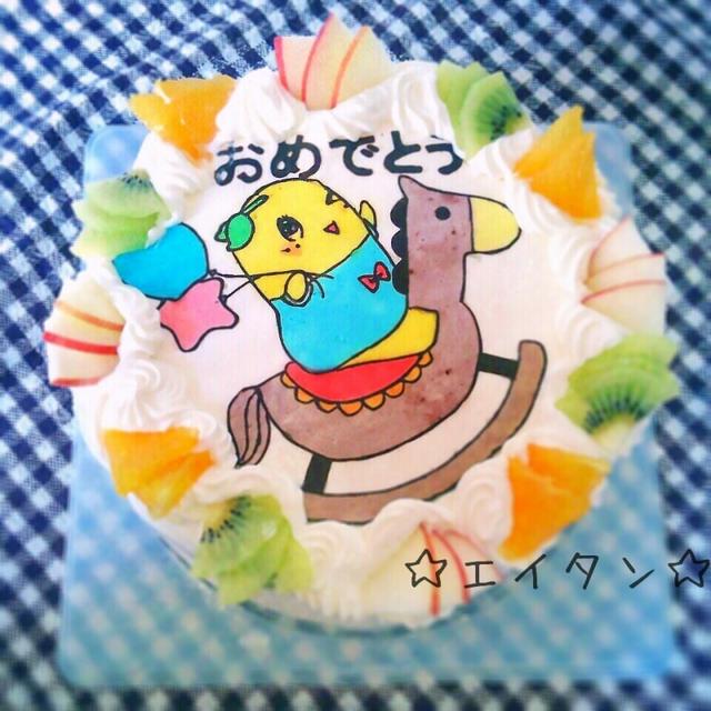 ふなっしーのbirthdaycake