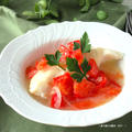 レンジ数分。簡単ご馳走お魚料理♪和風イタリアン『ブリックスナイン トマトと鱈の塩麹スープ仕立て』