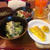 キャベツとゆで鶏の中華ごまだれあえ