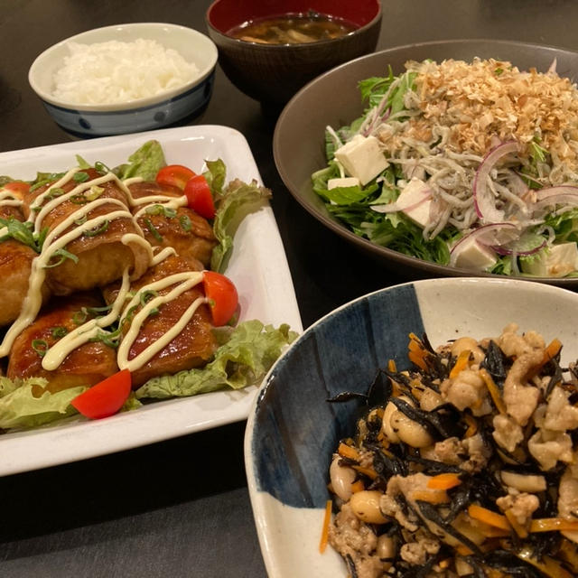【昨日の晩ごはん☆じゃこは空炒りしてから使うのがオススメ！＾＾】
