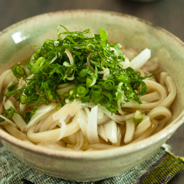 薬味うどん　