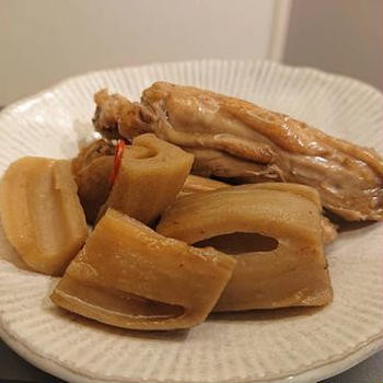 れんこんの甘酢煮