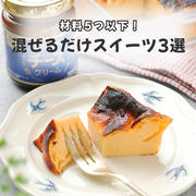 材料5つ以下！混ぜるだけスイーツ3選【#簡単 #ソントン #PR】