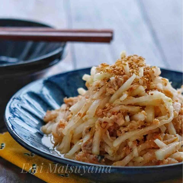 ＊大根と鮭缶のおかか和え＊あと一品に！簡単！作り置きにも◎