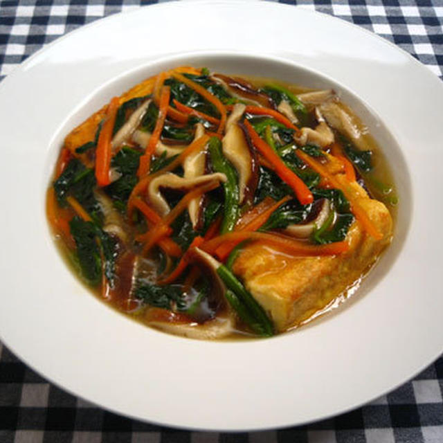 豆腐ピカタの野菜あんかけ