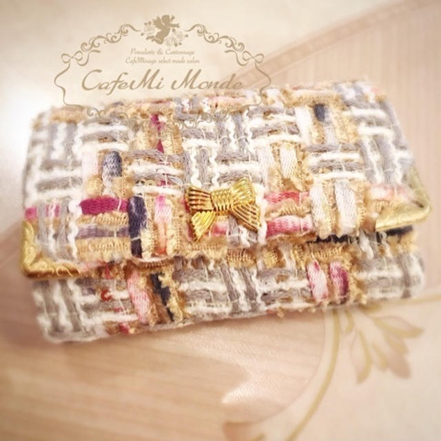 リントンツィードキーケース♡糸針ミシンを使わないシリーズ