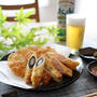 餃子の皮で簡単おつまみ！ハムチーズ揚げとカニカマ磯部揚げと煎餅